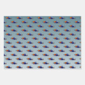 Rocket Snail Geschenkpapier Set (Vorderseite 2)