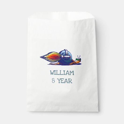 Rocket Snail Geschenktütchen (Vorderseite)