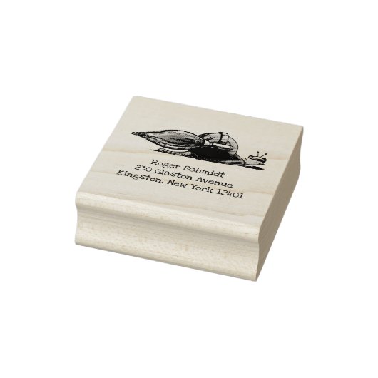 Rocket Snail Gummistempel (Stempel)