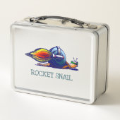 Rocket Snail Metall Brotdose (Rückseite)