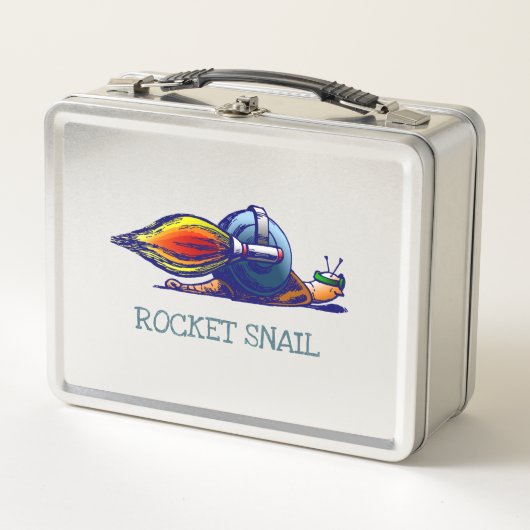 Rocket Snail Metall Brotdose (Vorderseite)