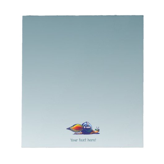 Rocket Snail Notizblock (Vorderseite)