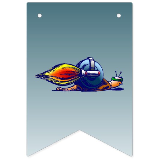 Rocket Snail Wimpelkette (Erste Fahne)