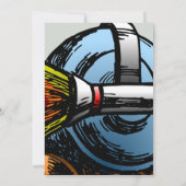 Rocket Snail zum Geburtstag Einladung (Rückseite)