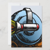 Rocket Snail zum Geburtstag Einladung (Rückseite)