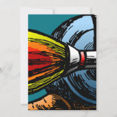 Rocket Snail zum Geburtstag Einladung (Rückseite)