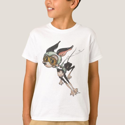 ROCKET SPACE DOG T-Shirt (Vorderseite)
