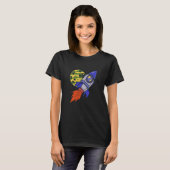 rocket space science moon T-Shirt (Vorne ganz)
