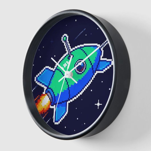 Rocket Squad Wall Clock Uhr (Winkel)