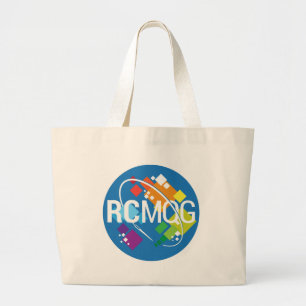 Rocket-Stadt-modernes Steppdecken-Innungs-Logo Jumbo Stoffbeutel