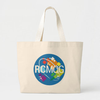 Rocket-Stadt-modernes Steppdecken-Innungs-Logo Jumbo Stoffbeutel