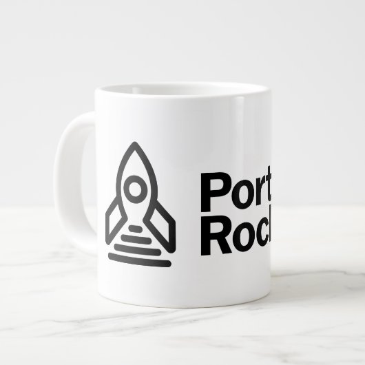 Rocket Tasse White (Vorderseite Links)