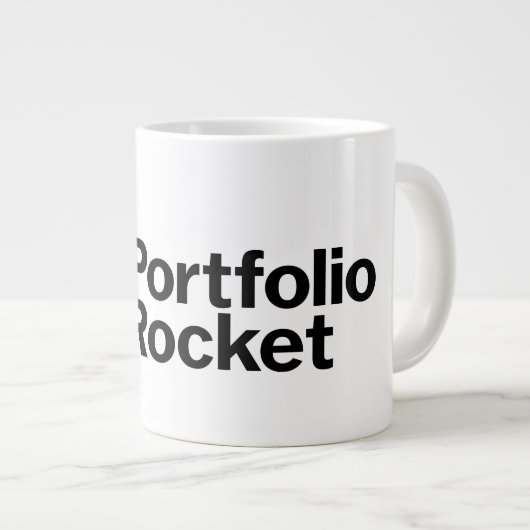 Rocket Tasse White (Vorderseite Rechts)