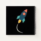 "Rocket Trajectory" Notizblock (Rückseite)