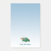 Rocket Turtle's Jetpack Fahrt Post-it Klebezettel (Vorderseite)