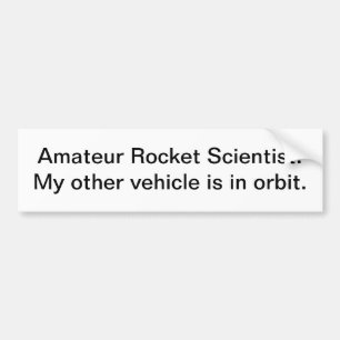 Rocket-Wissenschaftler: Autoaufkleber
