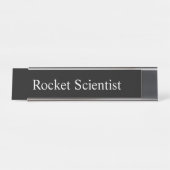 Rocket-Wissenschaftler, Schreibtischnamensplakette (Vorderseite )