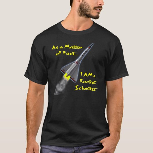 Rocket-Wissenschaftler T-Shirt (Vorderseite)