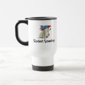 Rocket-Wissenschaftler-Tasse Reisebecher (Links)