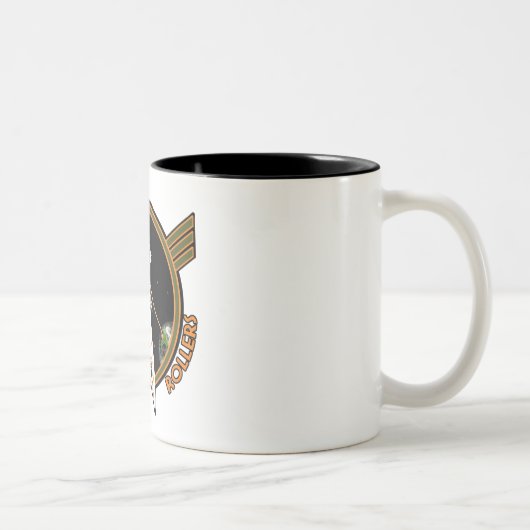 Rocketeer-Rollen-Tasse Zweifarbige Tasse (Rechts)