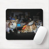 Rocketeercorgis-Mausunterlage Mousepad (Mit Mouse)