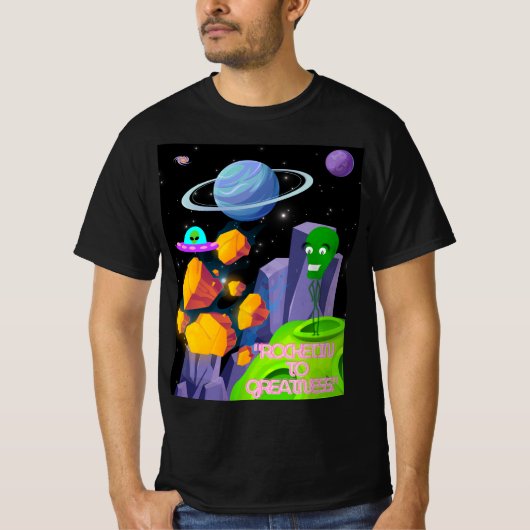 ROCKETING TO GREATNESS T-Shirt (Vorderseite)