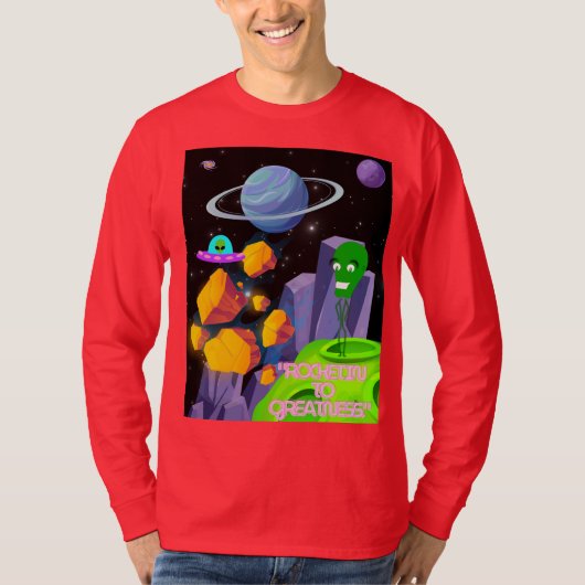 ROCKETING TO GREATNESS T-Shirt (Vorderseite)