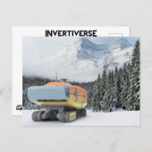 RocketLodge 3D Snowy Mountain - Postkarte (Vorne/Hinten)