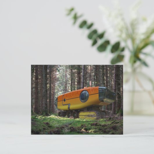RocketLodge 3D-Wald - Postkarte (Stehend Vorderseite)