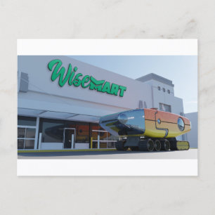 RocketLodge 3D WiseMart - Postkarte