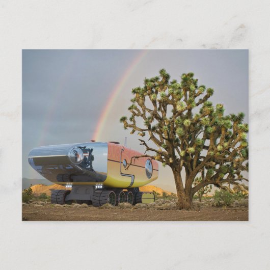 RocketLodge 3D Wüste Joshua Tree - Postkarte (Vorderseite)