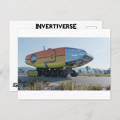 RocketLodge 3D Wüstenstraße - Postkarte (Vorne/Hinten)