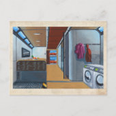 RocketLodge Living Quarters - Postkarte (Vorderseite)