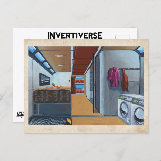 RocketLodge Living Quarters - Postkarte (Vorne/Hinten)