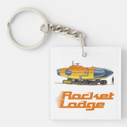 RocketLodge - Schlüsselanhänger (Vorderseite)