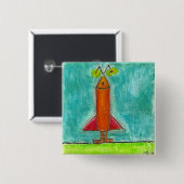 ROCKETMAN Knopf Button (Vorne & Hinten)