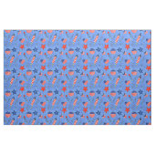 Rockets 4. Juli Sterne Flag Rotes Blau Stoff (Fat Quarter (45,7 x 55,9 cm))