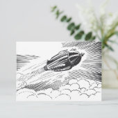 Rockets für die Vintage Science Fiction, Adressenä Ankündigung (Stehend Vorderseite)