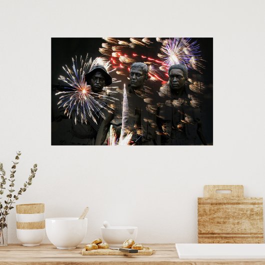 Rockets Red Glare Poster (Küche)