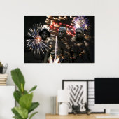 Rockets Red Glare Poster (Heimbüro)