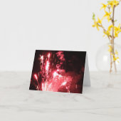 "Rockets roter greller Glanz" Notecard Karte (Gelbe Blume)