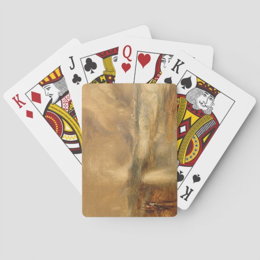 Rockets und blaue Lichter, 1855 (chromolitho) Spielkarten (Rückseite)