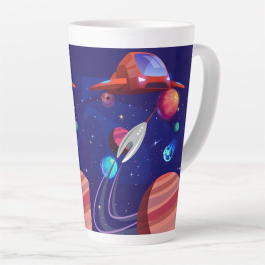ROCKETSCHAFT MILCHTASSE (Rechte Ecke)