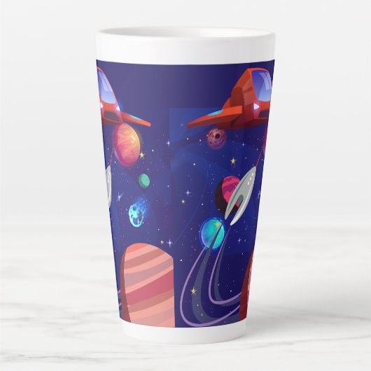 ROCKETSCHAFT MILCHTASSE (Vorderseite)