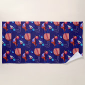 ROCKETSCHAFT STRANDTUCH (Vorderseite)