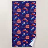 ROCKETSCHAFT STRANDTUCH (Vorderseite)