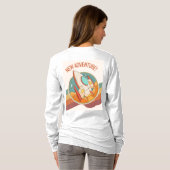 Rocketship Neues Abenteuer T-Shirt (Schwarz voll)