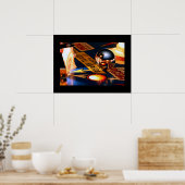 Rocketship Pinball Poster (Küche)