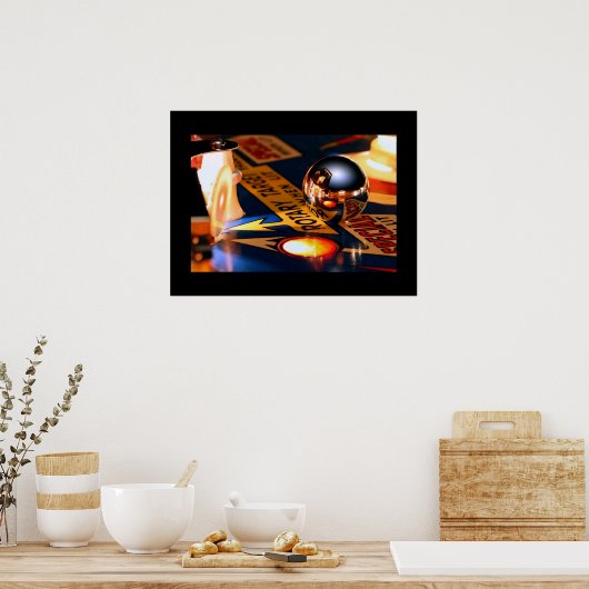 Rocketship Pinball Poster (Küche)