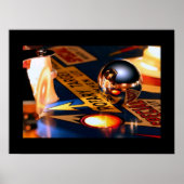 Rocketship Pinball Poster (Vorne)